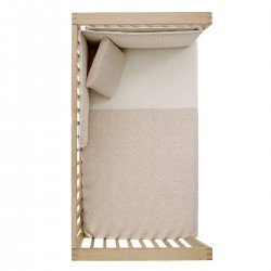 JEU 2 PCS.HOUSSE DE COUETTE 70 RUSTIC ROSE 110x170x3 CM