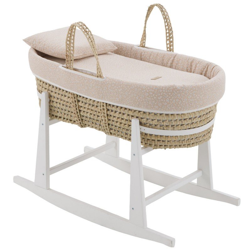 CESTONE PALMA FODERATO+PORTA B RUSTIC ROSA 39x80x61 CM