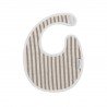 BAVETTA ROTONDA VELCRO DERBY BEIGE 16x19x1 CM