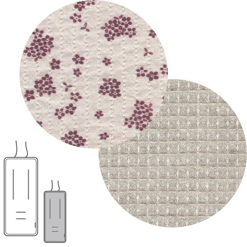 COLCHONETA SILLA UNI.REV.RECTA NATURALE ROSA 30x80x1 CM