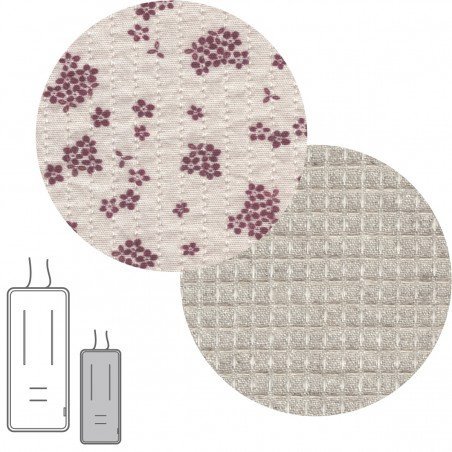 COLCHONETA SILLA UNI.REV.RECTA NATURALE ROSA 30x80x1 CM