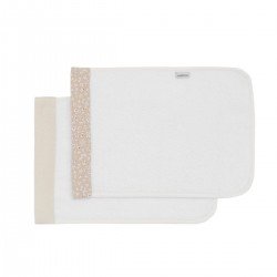 COFFRET 2 SERVIETTE DE BAIN RUSTIC ROSE 25x35x1 CM