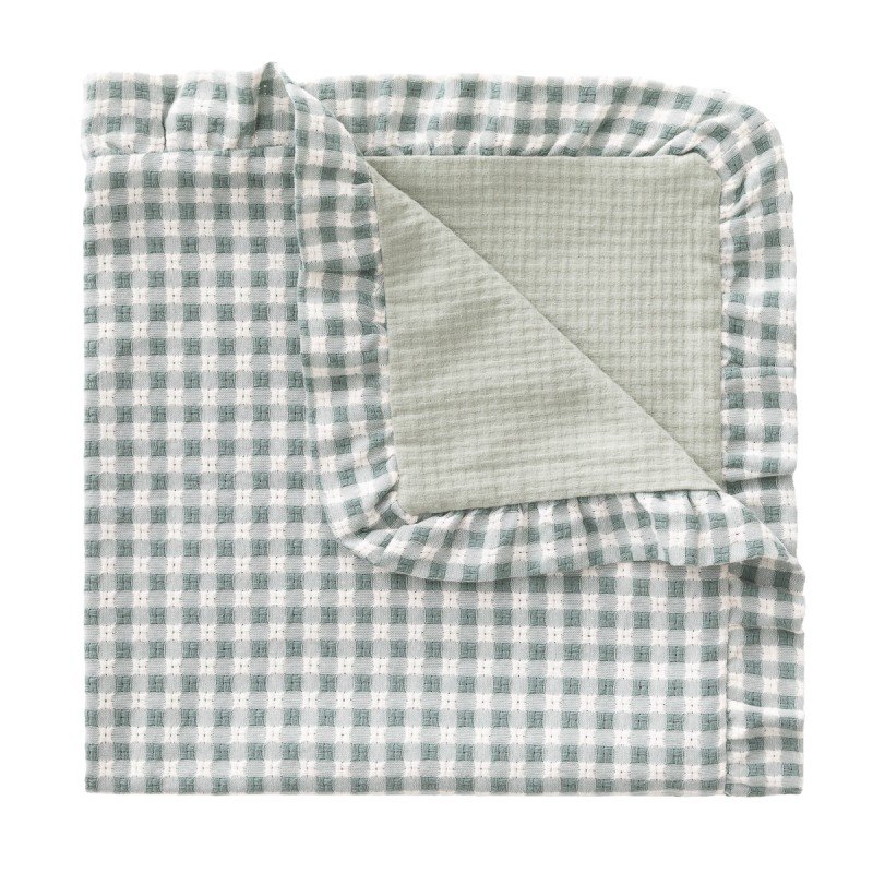 COPERTA REVERSIBILE 65x65x1 CM VICKY VERDE