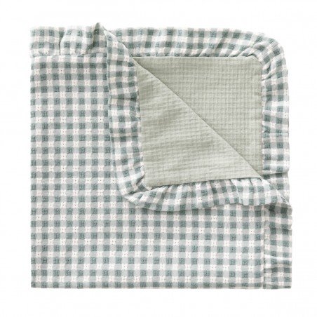 COPERTA REVERSIBILE 65x65x1 CM VICKY VERDE