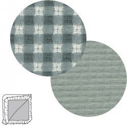 COPERTA REVERSIBILE 65x65x1 CM VICKY VERDE
