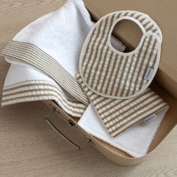 BABY HANKY DERBY BEIGE 29.5x15.5x1 CM