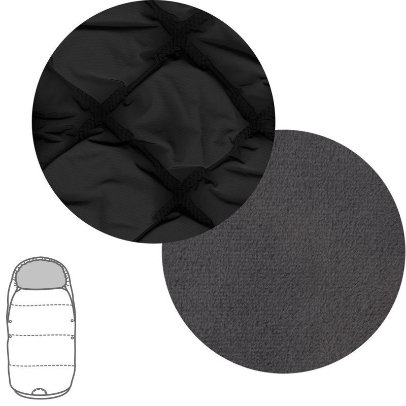 SACCO PER PASSEGGINO DACA BARBOUR NERO 51x105x5 CM