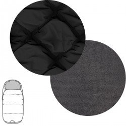 SACO SILLA DACA UNIVERSAL BARBOUR NEGRO 51x105x5 CM