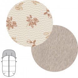 SACCO P.PASSEGGINO UNIVERSALE BRANCH BEIGE 45x98x3 CM