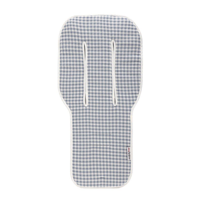 PASSEG.CUSCINO CARROZ. OVAL R. VICKY AZZURRO 43x88x1 CM