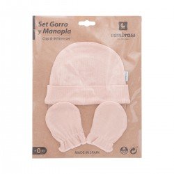BONNET ET MOUFFLES .. LISO BLUSH