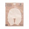 BONNET ET MOUFFLES .. LISO IVORY