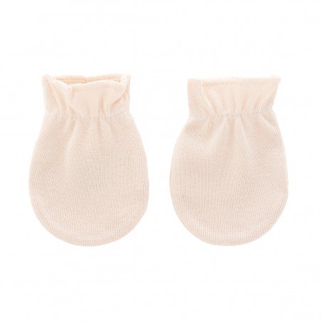 GUANTI X NEONATO LISO IVORY ..