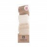 COFFRET 3 CHAUSETTES BEBE LISO BEIGE T.0000 (15 -16)