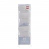 COFFRET 3 CHAUSETTES BEBE LISO BLANC T.000 (17 - 18)