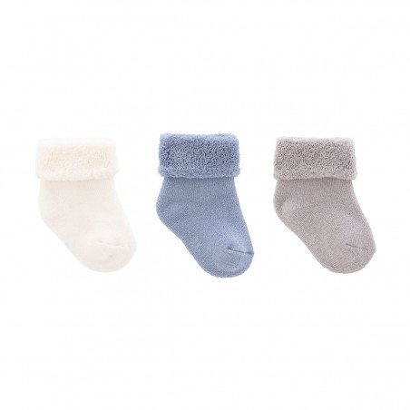 COFFRET 3 CHAUSETTES BEBE LISO BLUE T.0000 (15 -16)