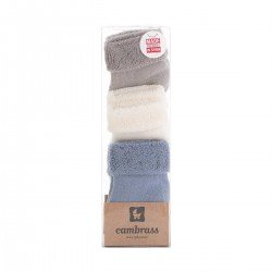 COMPLETO 3 CALZINE LISO BLUE T.0000 (15 - 16)