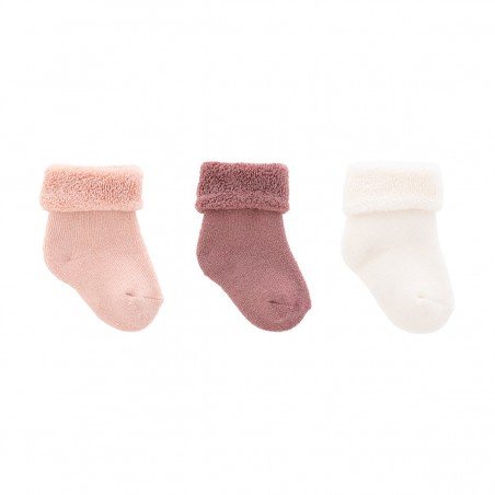 COMPLETO 3 CALZINE LISO BLUSH T.0000 (15 - 16)