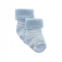 COFFRET 3 CHAUSETTES BEBE LISO BLEU T.000 (17 - 18)