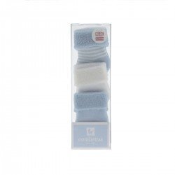 COFFRET 3 CHAUSETTES BEBE LISO BLEU T.000 (17 - 18)