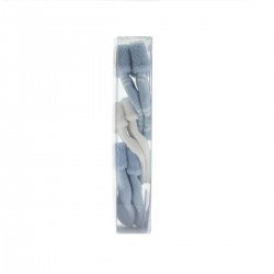 COFFRET 3 CHAUSETTES BEBE LISO BLEU T.000 (17 - 18)