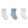 COFFRET 3 CHAUSETTES BEBE STAR BLEU T.000 (17 - 18)