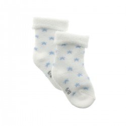 COFFRET 3 CHAUSETTES BEBE STAR BLEU T.000 (17 - 18)
