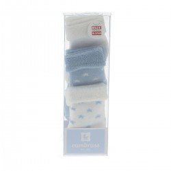 COFFRET 3 CHAUSETTES BEBE STAR BLEU T.000 (17 - 18)