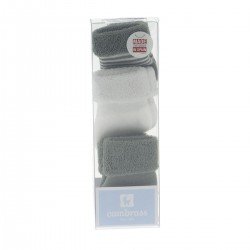 COFFRET 3 CHAUSETTES BEBE LISO GRIS T.000 (17 - 18)