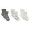 COMPLETO 3 CALZINE STAR GRAU T.0000 (15 - 16)
