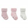 COMPLETO 3 CALZINE LISO ROSA