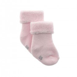 COFFRET 3 CHAUSETTES BEBE LISO ROSE T.000 (17 - 18)