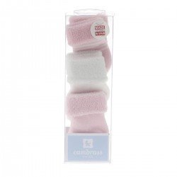 COMPLETO 3 CALZINE LISO ROSA
