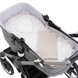 COUETTE PORTE-BÉBÉ PACK ARDI GRIS 35x75x1 CM