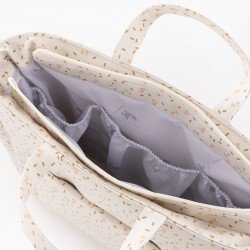 BOLSO MATERNAL PACK CHERRY ROSA 16x43x37 CM
