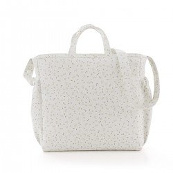 BOLSO MATERNAL PACK CHERRY VERDE AGUA 16x43x37 CM