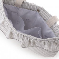 SAC ORGANISATEUR BOHO POLO GREY 13x38x20 CM