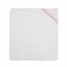 SERVIETTE DE BAIN A CAPUCHE 100x100x1 CM CALMA ROSE
