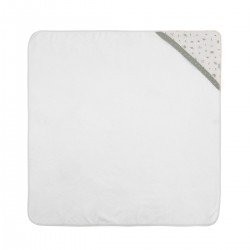 SERVIETTE DE BAIN A CAPUCHE 100x100x1 CM CALMA VERT