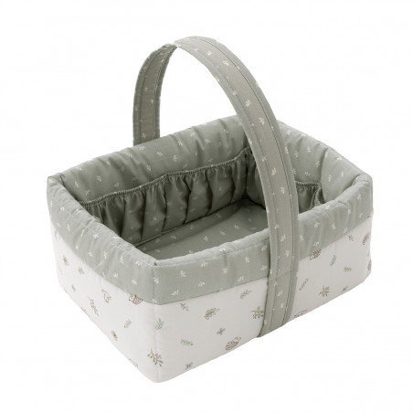 LAYETTE BASKET 22.5x29x29 CM CALMA GREEN