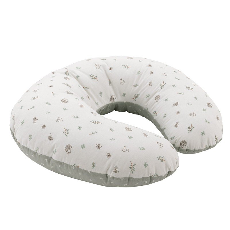 SMALL NURSING PILLOW 53x45x10 CM CALMA GREEN