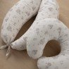NURSING PILLOW MOON 80x185x16 CM GLOBE ECRU