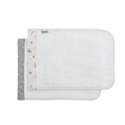JUEGO 2 TOALLAS CALMA VERDE 25x35x1 CM