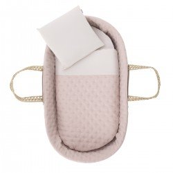 COUFFIN MATELASSE UNE TENDER BLUSH 39x80x25 CM