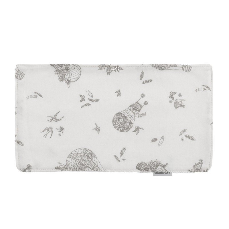 PETITE SERVIETTE / BAVETTE GLOBE ECRU 29.5x15.5x1 CM