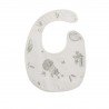 BAVOIR ROND VELCRO GLOBE ECRU 16x19x1 CM