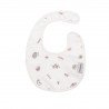 BABERO REDONDO CON VELCRO CALMA ROSA 16x19x1 CM