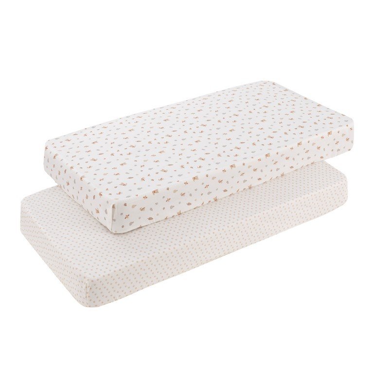 2 LENZUOLO REGOLABILE-CULLA 60 60x120x17 CM SENDA BEIGE