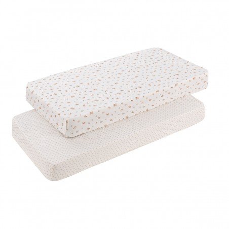 2 LENZUOLO REGOLABILE-CULLA 60 60x120x17 CM SENDA BEIGE