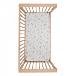 2 FITTED SHEET - COT 60 60x120x17 CM GLOBE ECRU
